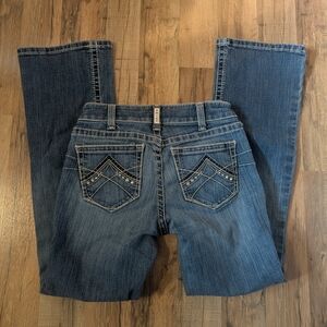 Ariat Women's Boot Cut Jeans in Classic Blue